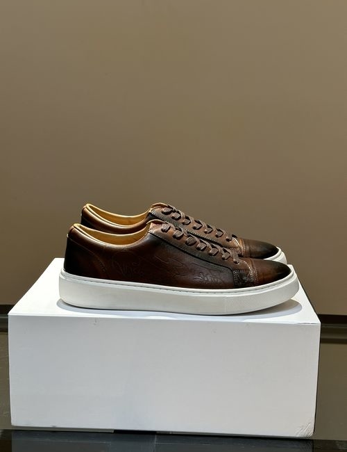 Berluti Calfskin Embossed Casual Shoes