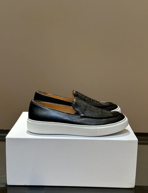 Berluti Calfskin Embossed Casual Shoes