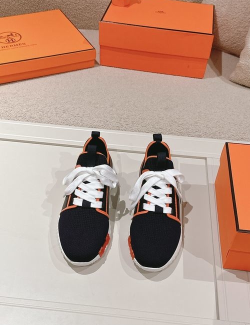 Hermes H Logo Couple Casual Sports Shoes