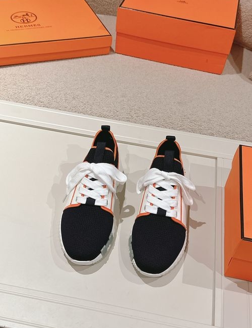 Hermes H Logo Couple Casual Sports Shoes