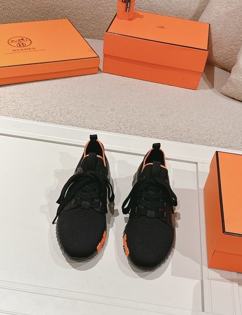 Hermes H Logo Couple Casual Sports Shoes