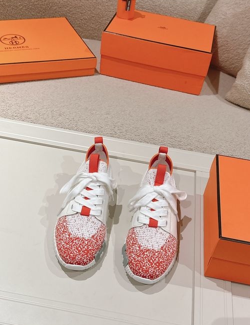Hermes H Logo Couple Casual Sports Shoes