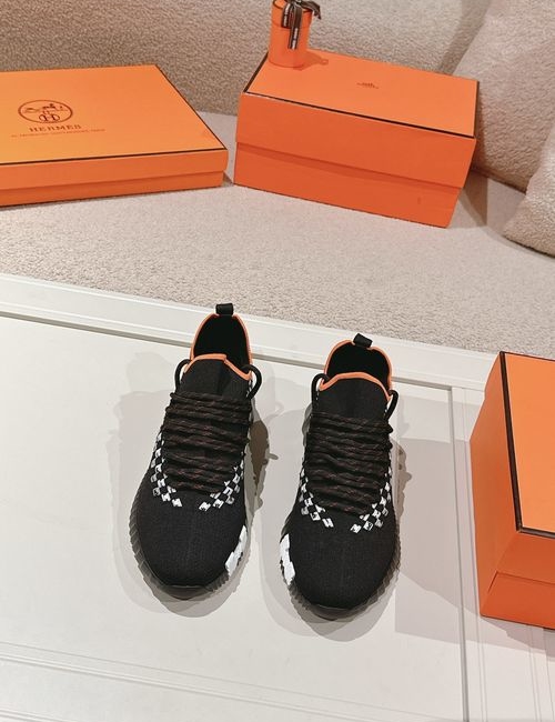 Hermes H Logo Couple Casual Sports Shoes