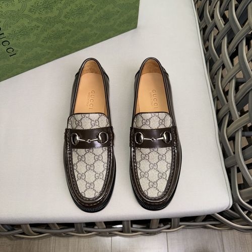 Gucci Horsebit Loafers With Leather Sole