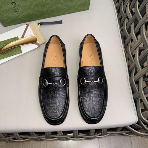Gucci Horsebit Loafers With Leather Sole