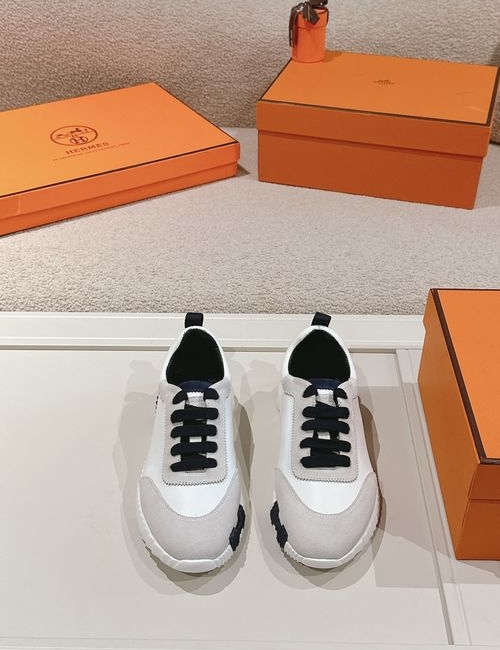 Hermes H Logo Couple Casual Sports Shoes