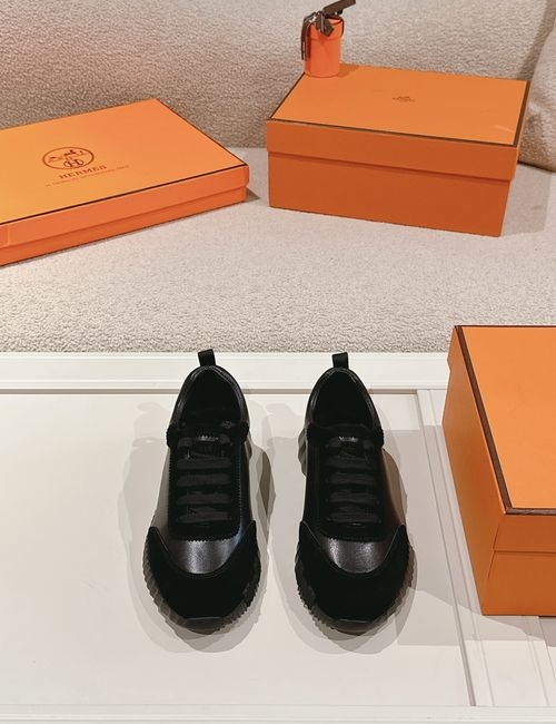 Hermes H Logo Couple Casual Sports Shoes