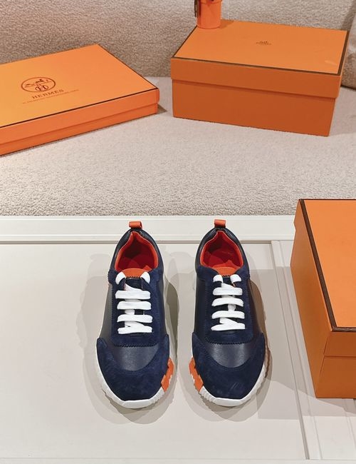 Hermes H Logo Couple Casual Sports Shoes