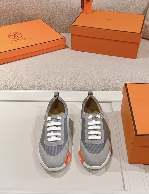 Hermes H Logo Couple Casual Sports Shoes
