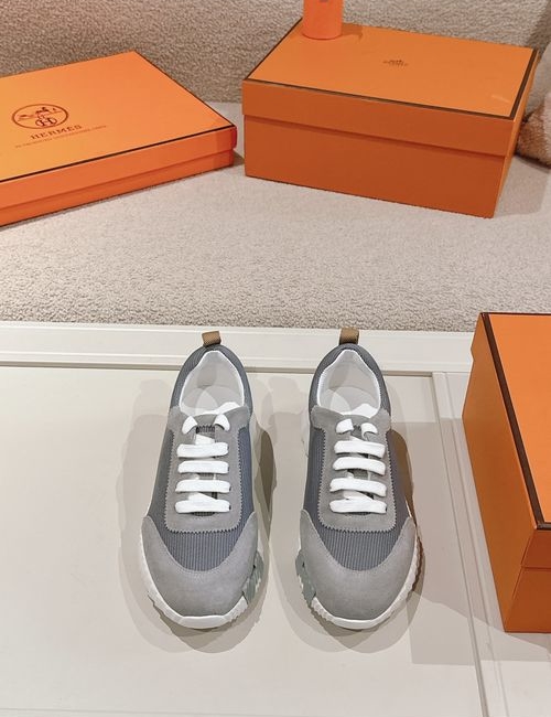 Hermes H Logo Couple Casual Sports Shoes