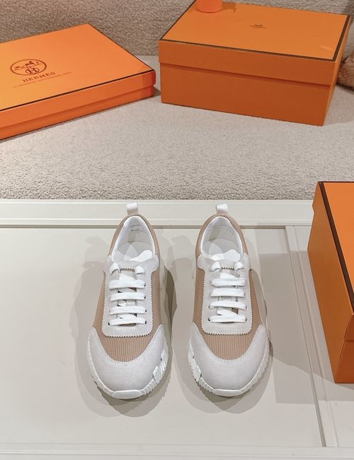 Hermes H Logo Couple Casual Sports Shoes