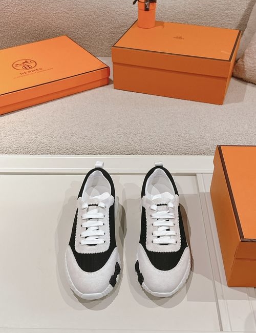 Hermes H Logo Couple Casual Sports Shoes