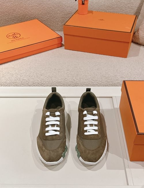 Hermes H Logo Couple Casual Sports Shoes