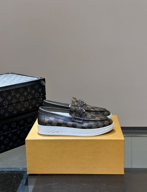 Louis Vuitton LV Damier Graphite Canvas Loafers