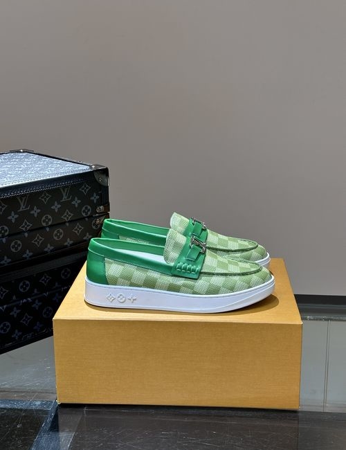 Louis Vuitton LV Damier Graphite Canvas Loafers