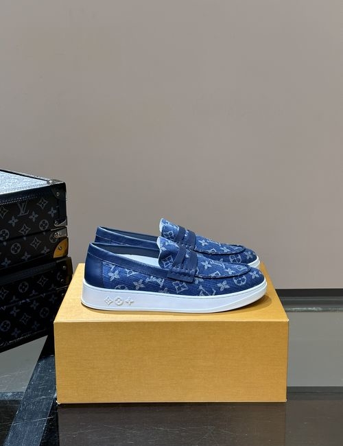 Louis Vuitton LV Monogram Denim Loafers