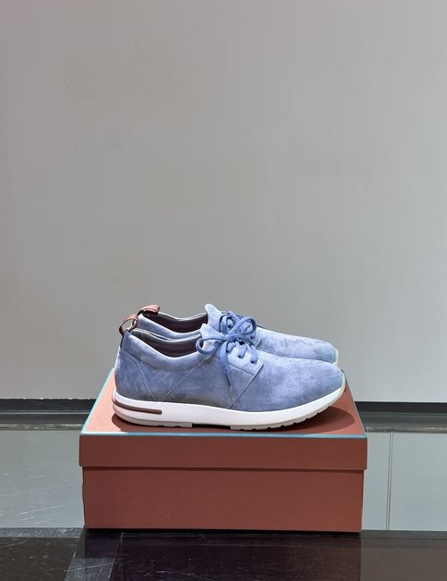 Loro Piana LP Soho Walk Suede Slip On Casual Sneakers