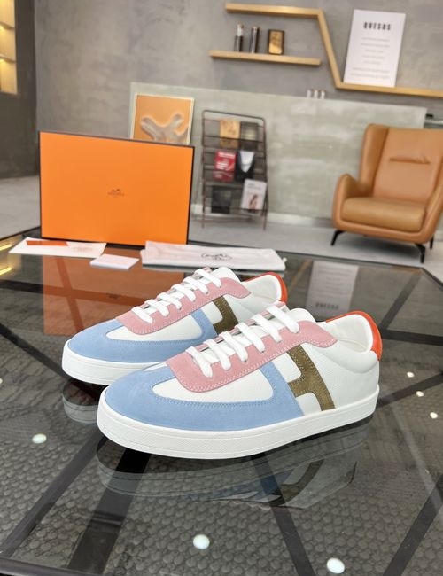 Hermes Premium Casual Leather Shoes