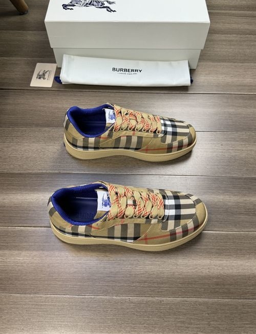 Burberry Patterned Fabric Casual Sneakers
