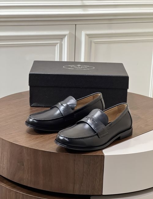 Prada Patent Leather Loafer Shoes