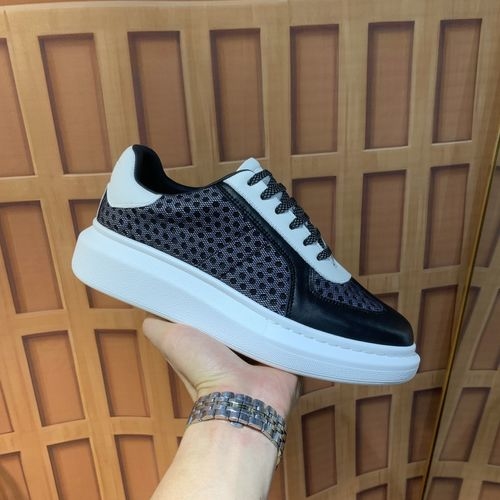 McQueen Premium Quality Leather Sneakers With Box