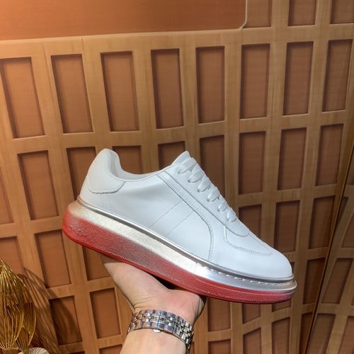 McQueen Premium Quality Leather Sneakers With Box