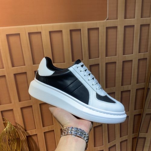McQueen Premium Quality Leather Sneakers With Box