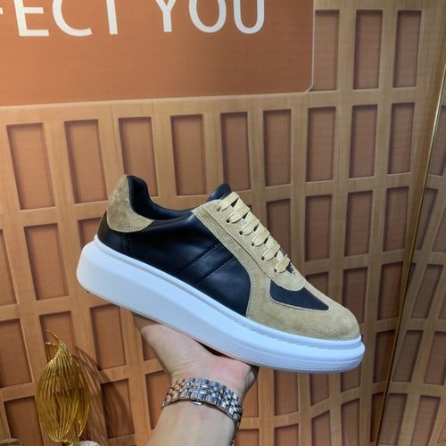 McQueen Premium Quality Leather Sneakers With Box