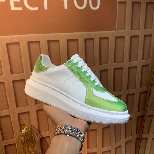 McQueen Premium Quality Leather Sneakers With Box