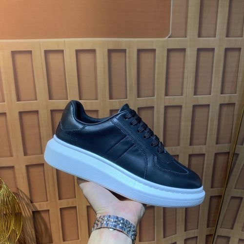 McQueen Premium Quality Leather Sneakers With Box
