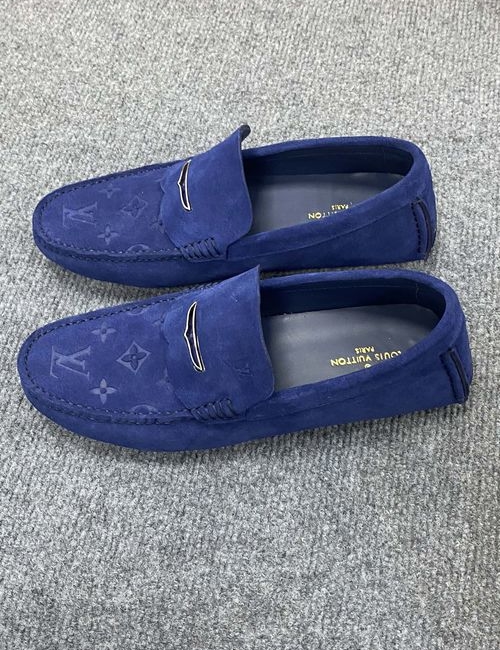 Louis Vuitton LV Gloria Series Monogram Embossed Driving Loafers