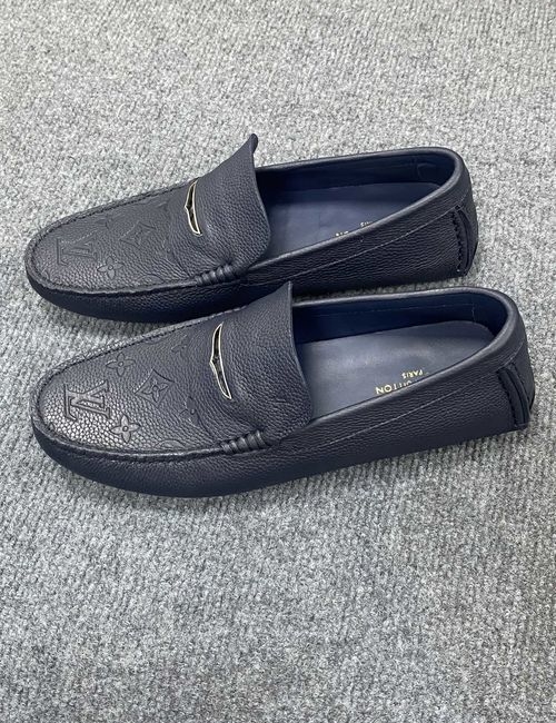 Louis Vuitton LV Gloria Series Monogram Embossed Driving Loafers