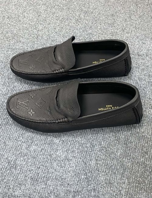 Louis Vuitton LV Gloria Series Monogram Embossed Driving Loafers