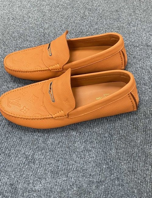 Louis Vuitton LV Gloria Series Monogram Embossed Driving Loafers