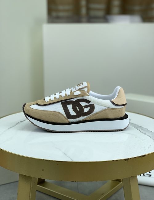 Dolce & Gabbana DG Running Sneakers Breathable Mesh Sheepskin Lining