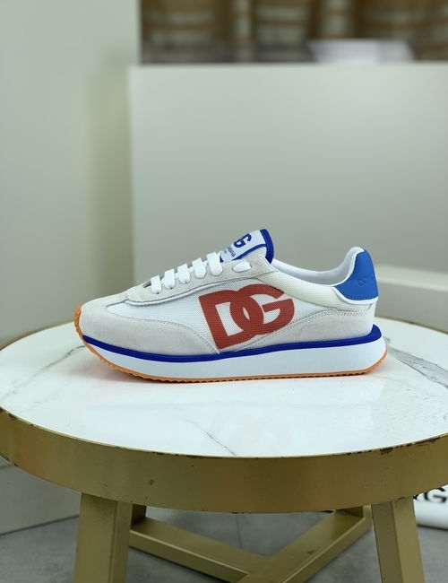 Dolce & Gabbana DG Running Sneakers Breathable Mesh Sheepskin Lining