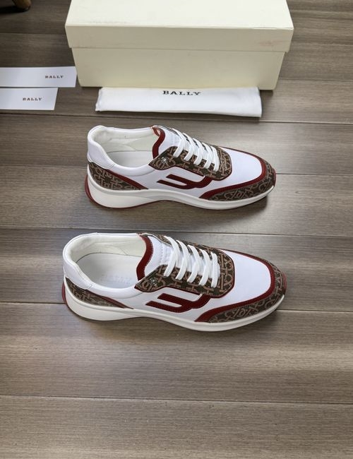Bally Nappa Leather Textured Casual Shoes