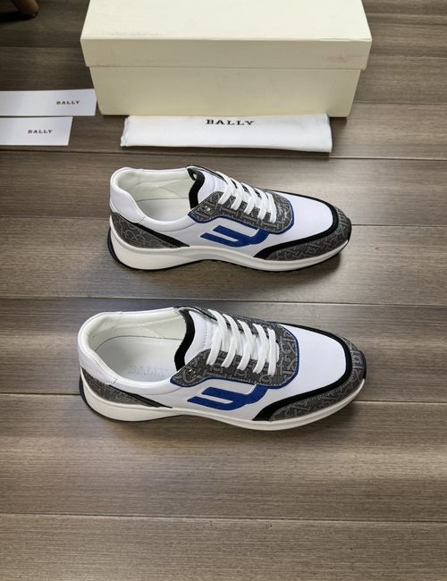 Bally Nappa Leather Textured Casual Shoes