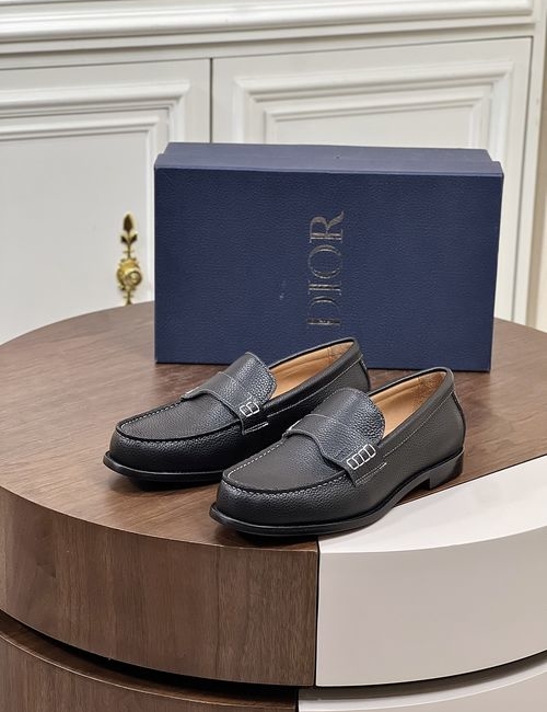 Christian Dior CD Granville Loafer Premium Genuine Leather Shoes