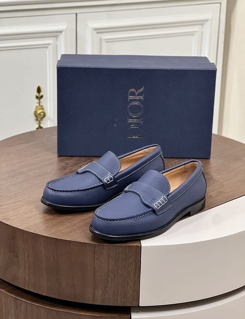 Christian Dior CD Granville Loafer Premium Genuine Leather Shoes