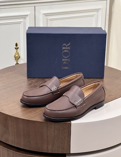 Christian Dior CD Granville Loafer Premium Genuine Leather Shoes