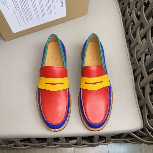 J.M.Weston Derby Leather Shoes With Cow Sole