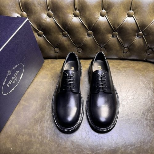 Prada Genuine Leather Sole Dress Shoes