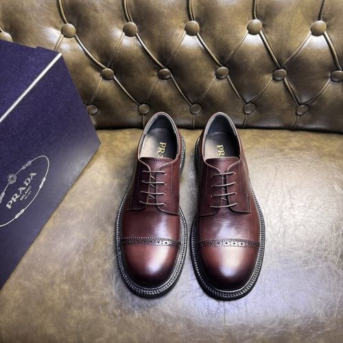 Prada Genuine Leather Sole Dress Shoes