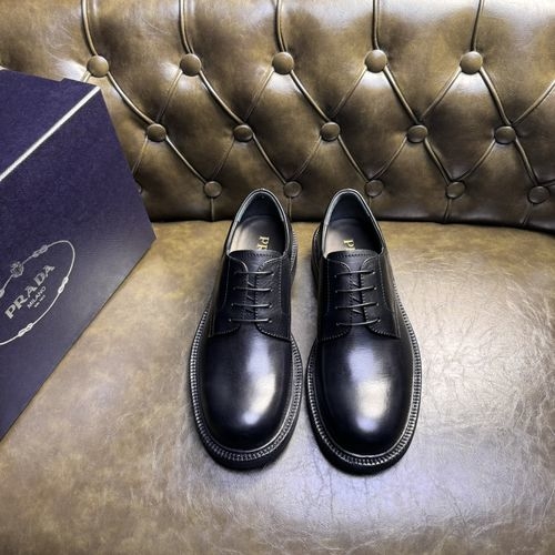 Prada Genuine Leather Sole Dress Shoes