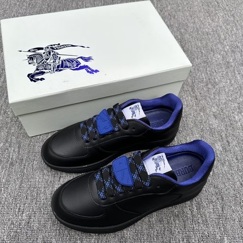 Burberry Calfskin Terrace Sneakers With Rubber Sole