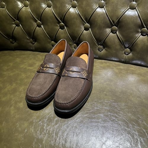 Louis Vuitton LV Calfskin Leather Loafers