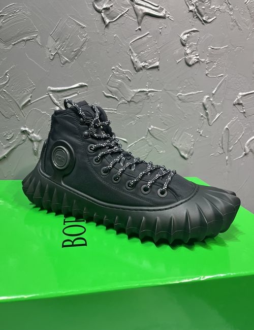 Bottega Veneta BV Waterproof Nylon High-top Hiking Shoes