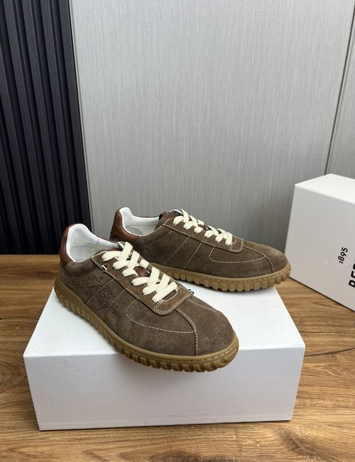 Berluti Nubuck Leather Casual Shoes With Rubber Sole