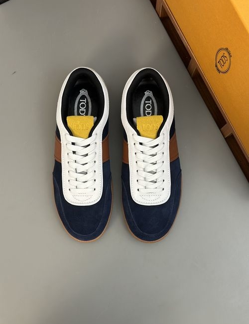 Tods No_Code Fabric And Leather Sneakers For Outdoor Activities